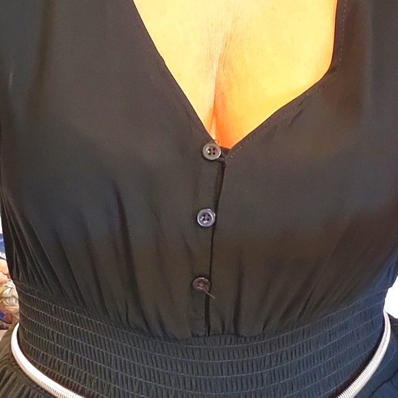 Sexy, Classy Black Jumpsuit, Culotte Length, M - Picture 10 of 16